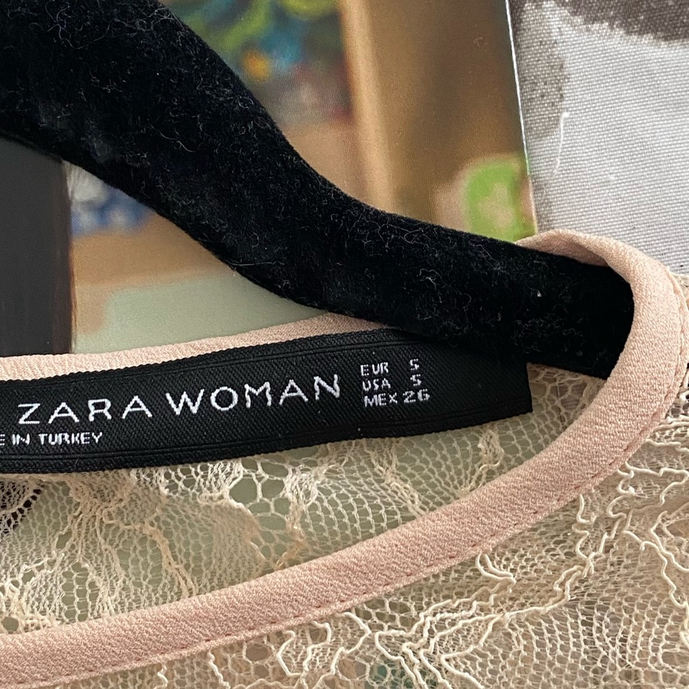 Zara lace black cami top - Picture 5 of 5